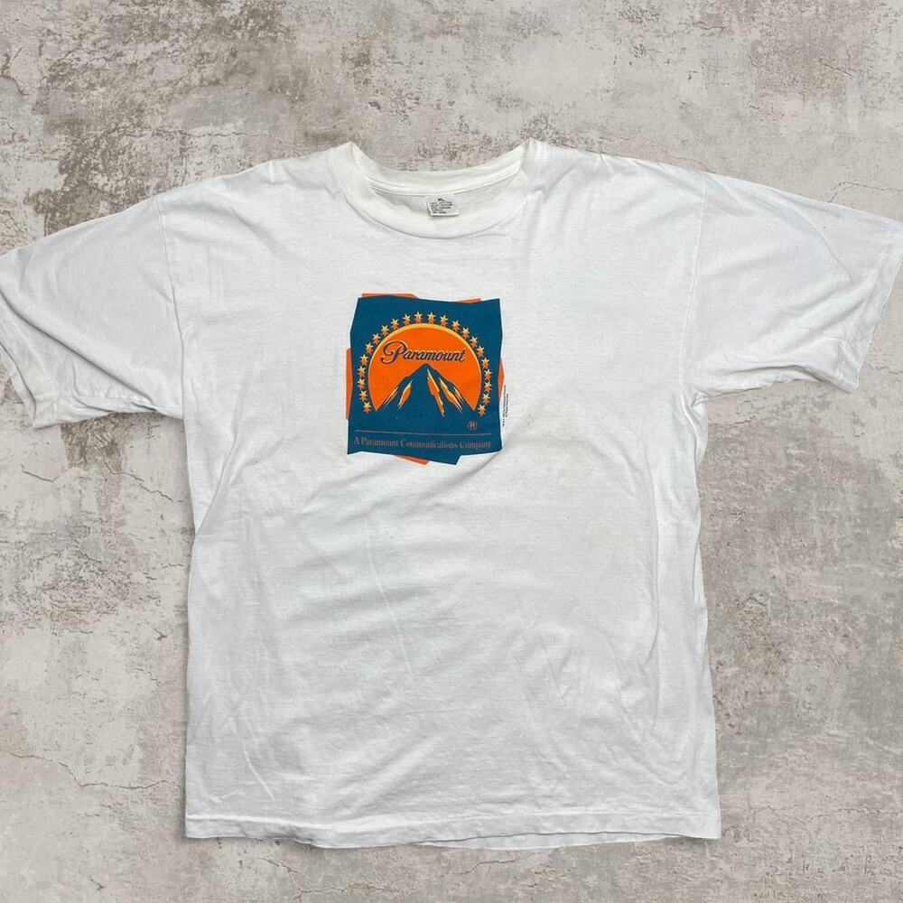 90s single stitch Paramount Pictures movie pomo white cotton t-shirt size XL